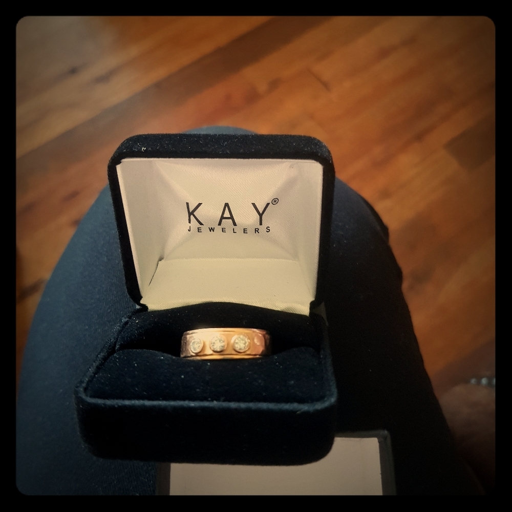 ROSE GOLD N DIAMOND WEDD